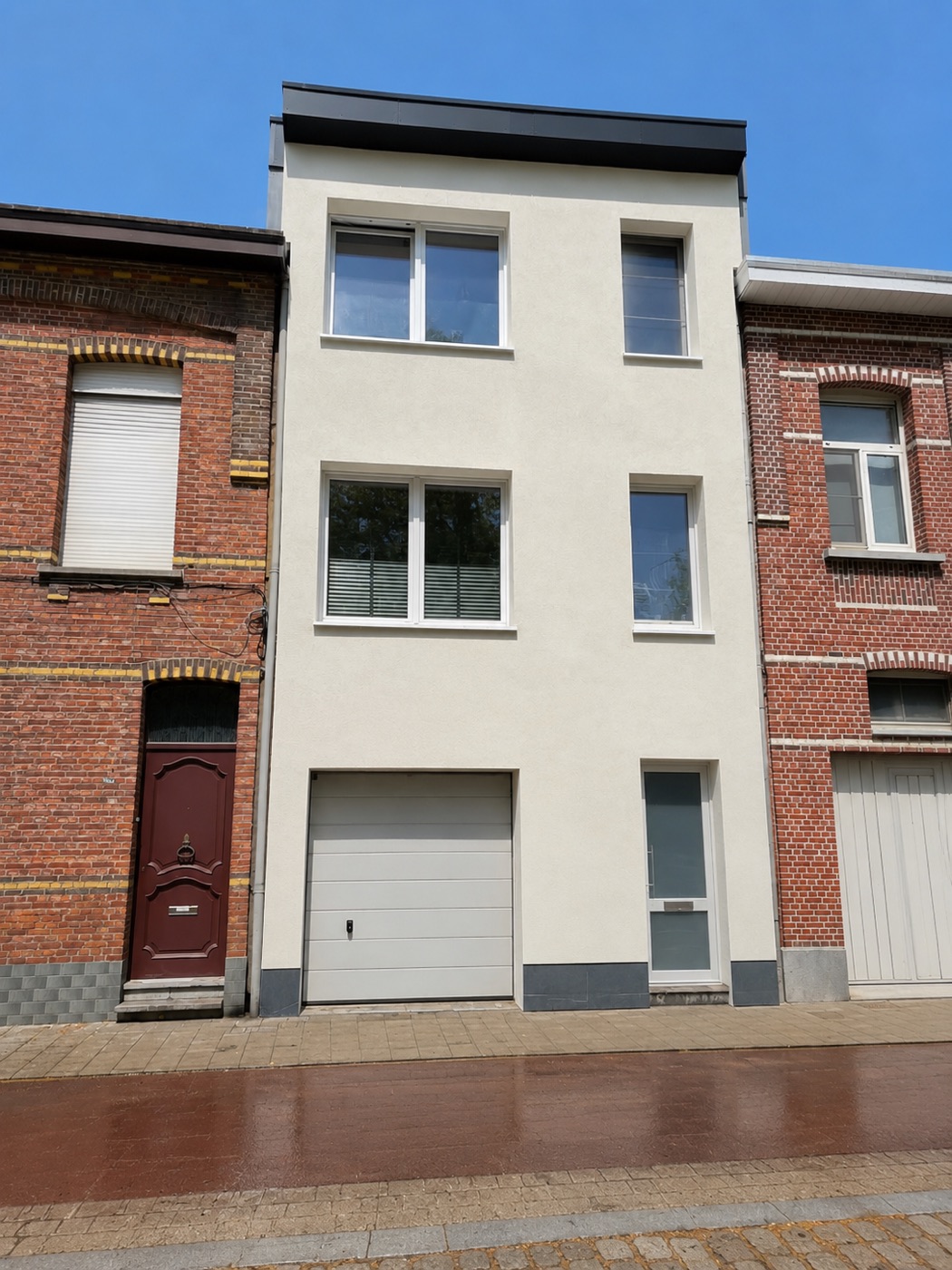 Na gevelrenovatie rijwoning Brugge