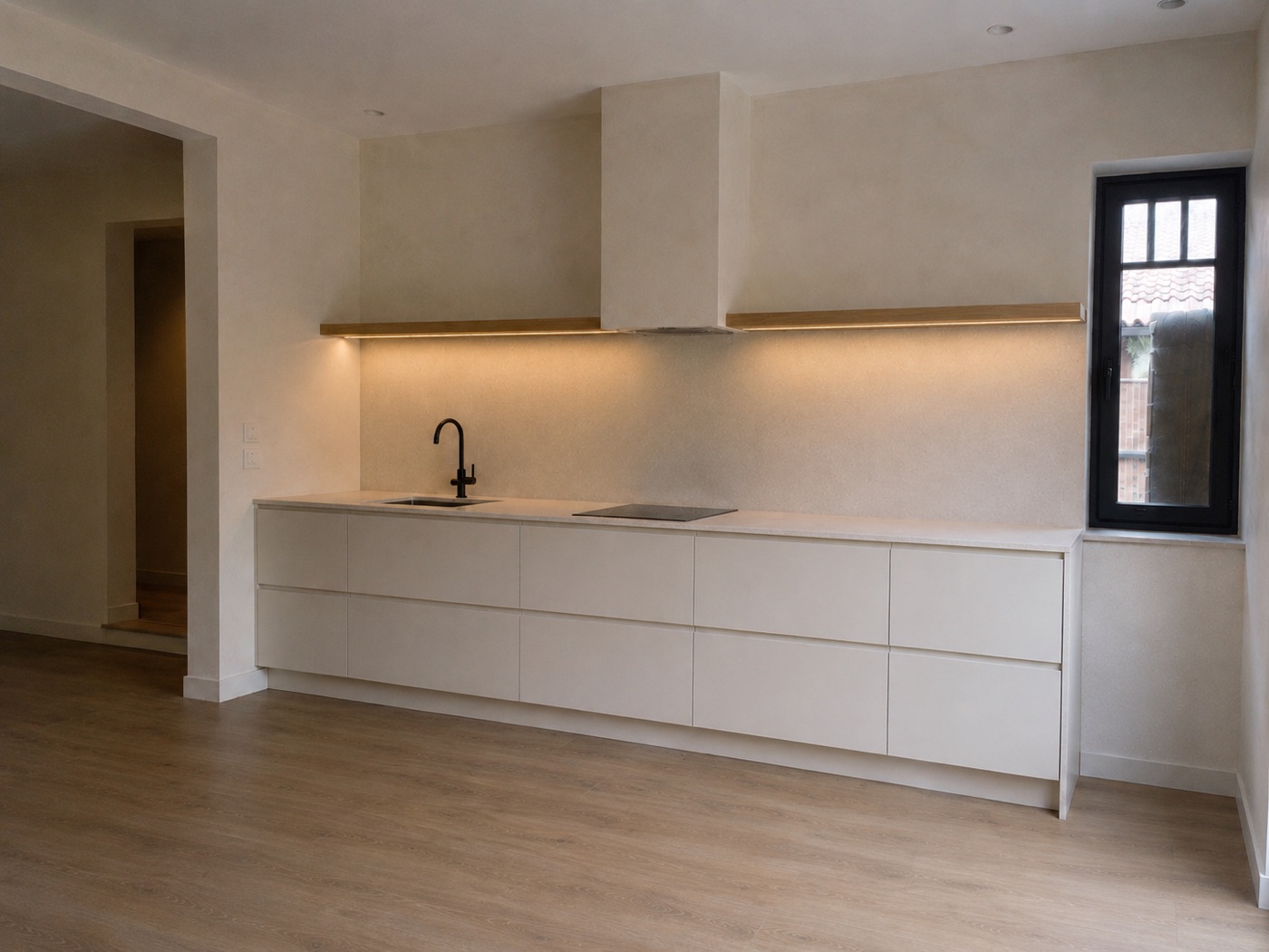 Na interieurrenovatie open keuken Luik