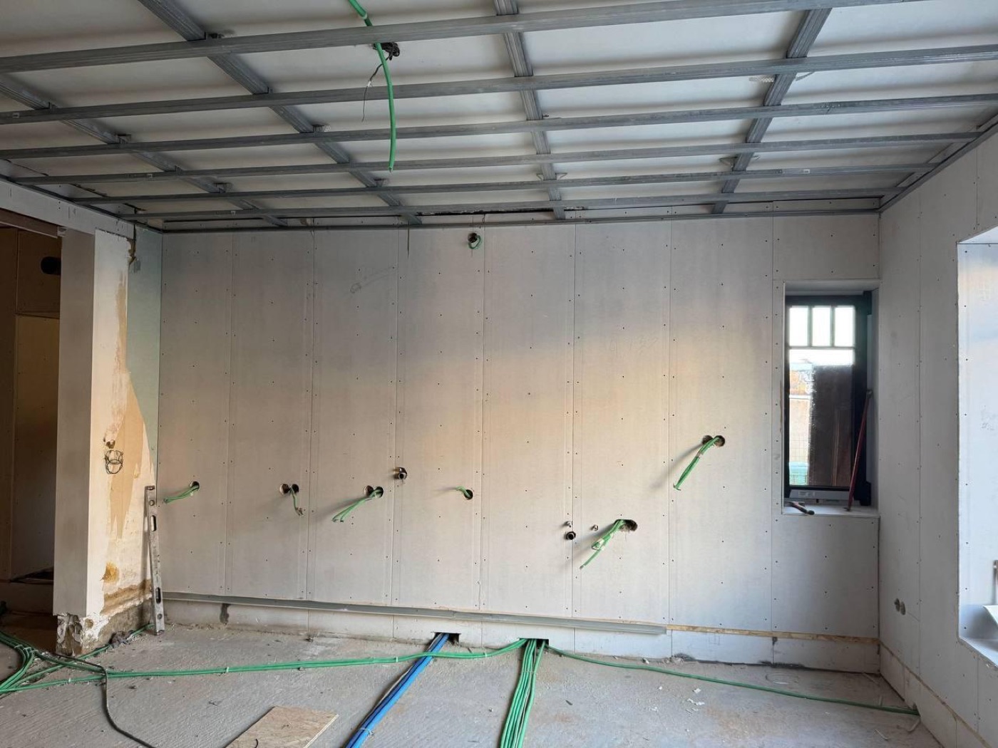 Voor interieurrenovatie open keuken Luik